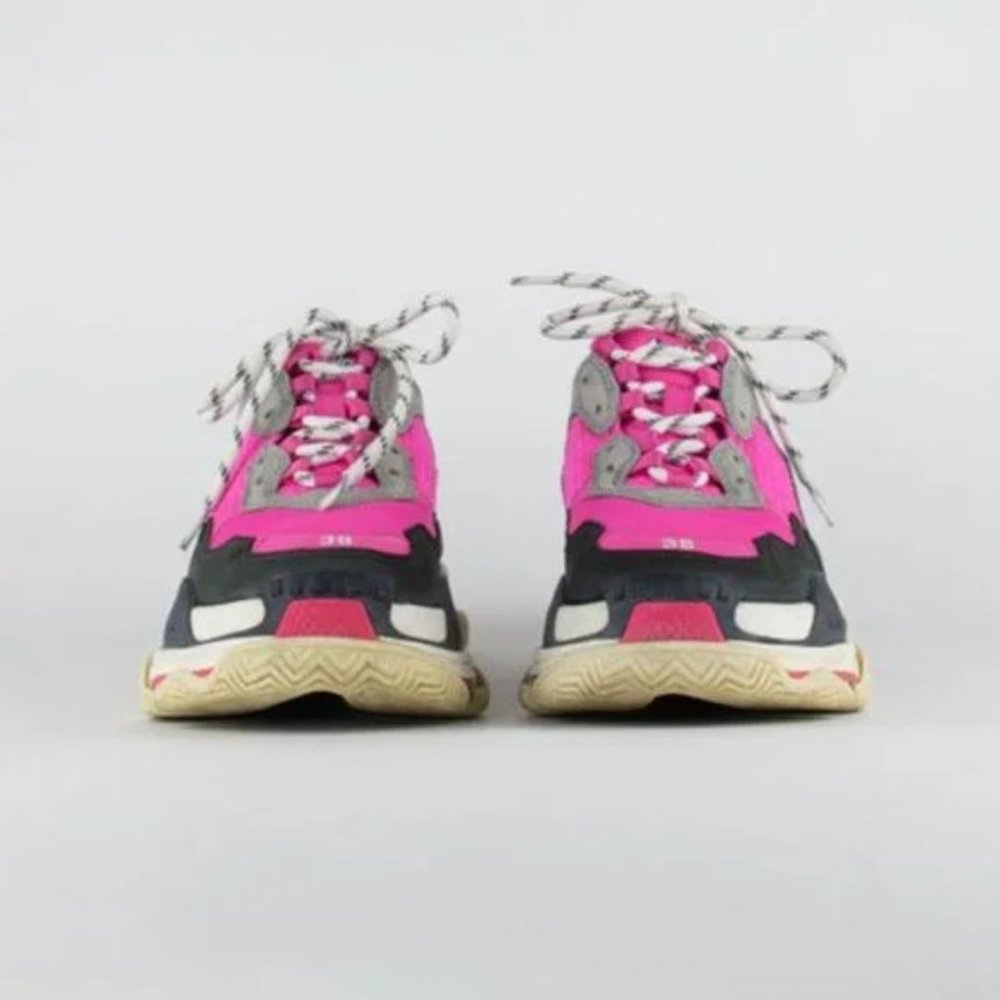 Balenciaga Triple S Pink Sneakers - Picture 2 of 11